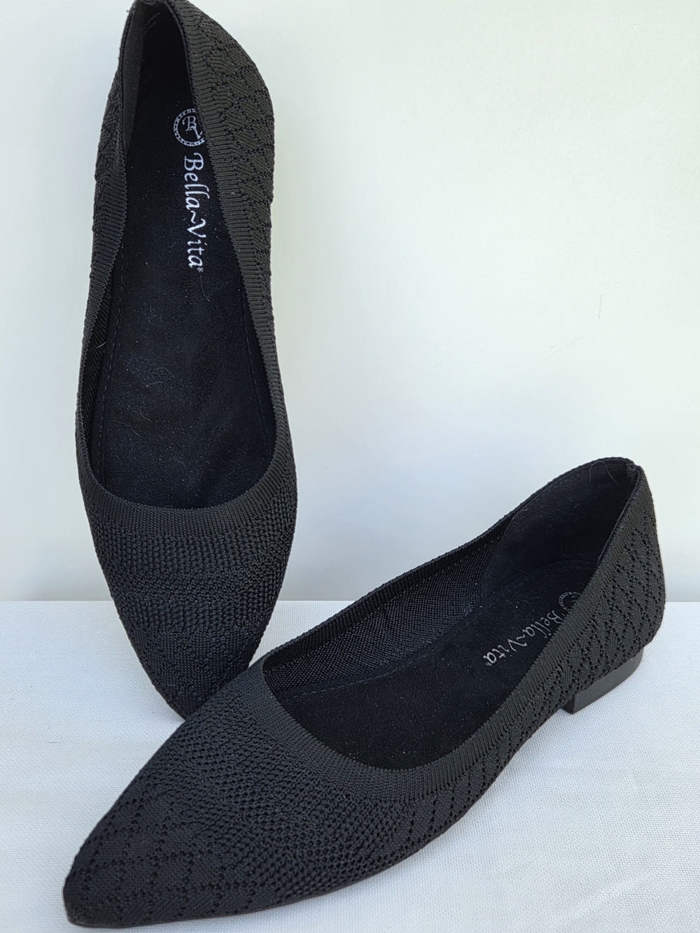 Bella Vita Mireya Slip On Flat Black Size-8